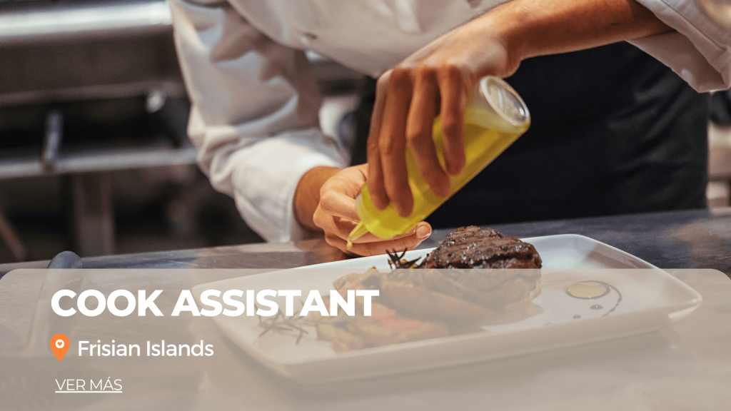Trabajo de asistente de cocina en las islas Frisias